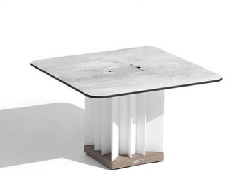 TECKA - Square with light garden side table by Les Jardins® - view 2